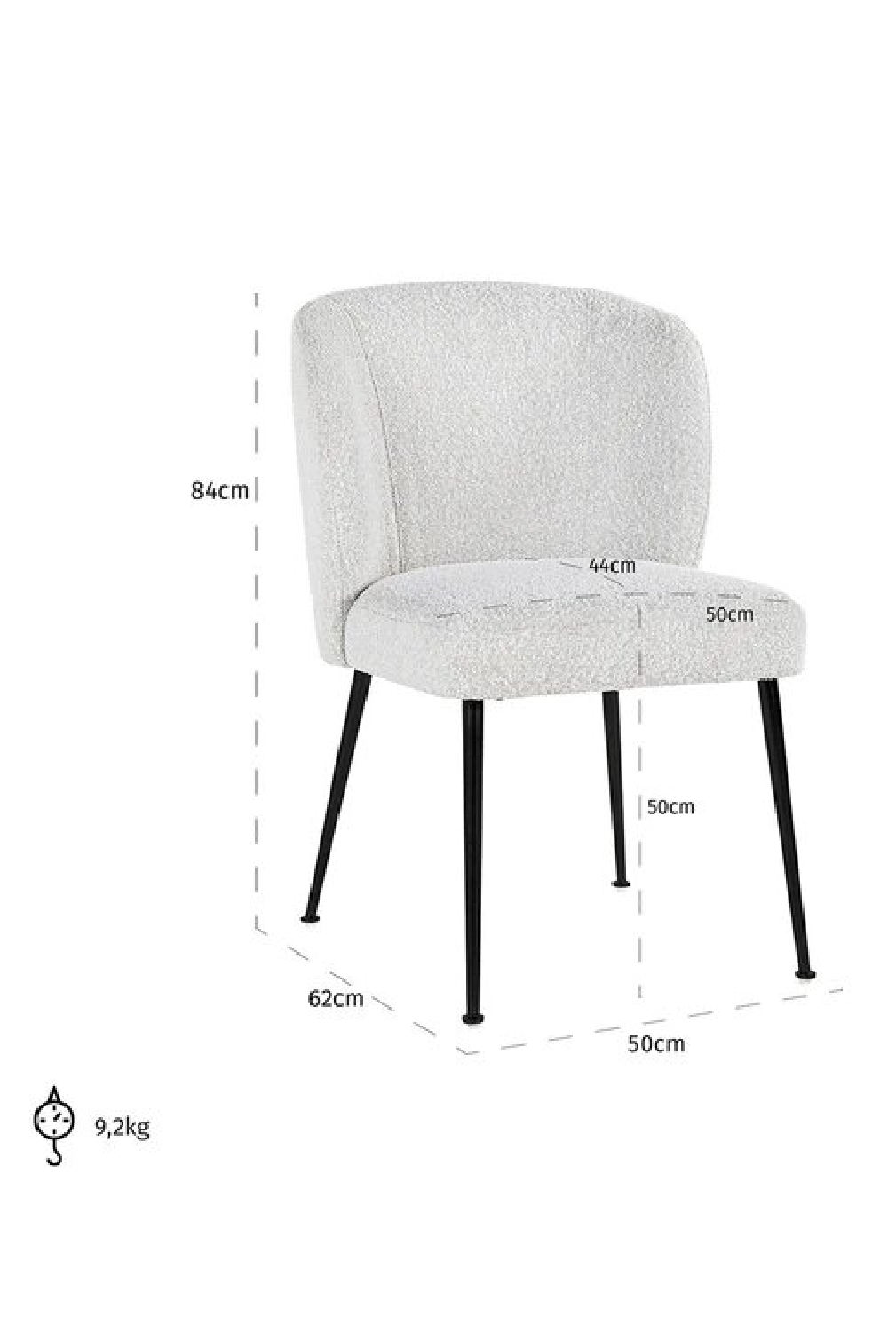 Upholstered Modern Dining Chair | OROA Fallon | Oroa.com