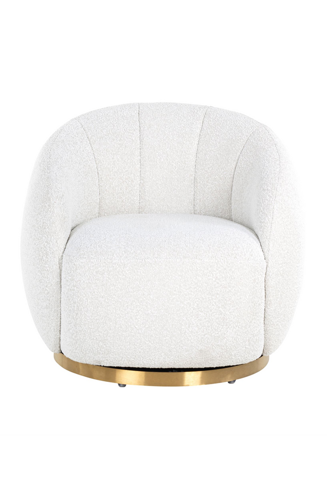 Round Swivel Easy Chair | Richmond Interiors Jago | Oroa.com