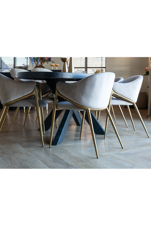 Modern Velvet Dining Chair | Richmond Interiors Gwen | Oroa.com