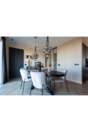 Khaki Velvet Dining Chair | Richmond Interiors Darby | Oroa.com