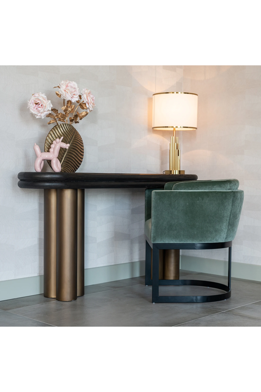 Lacquered Metal Console | OROA Macaron | OROA.com