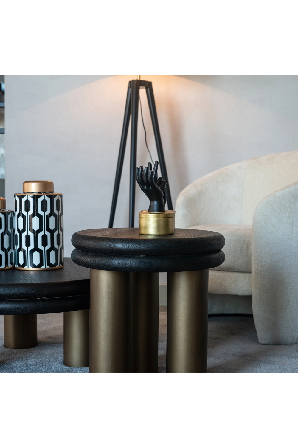 Metal Tripod End Table | OROA Macaron | Oroa.com