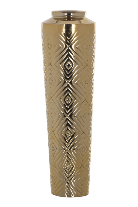 Gold Carved Vase | OROA Dana | Oroa.com