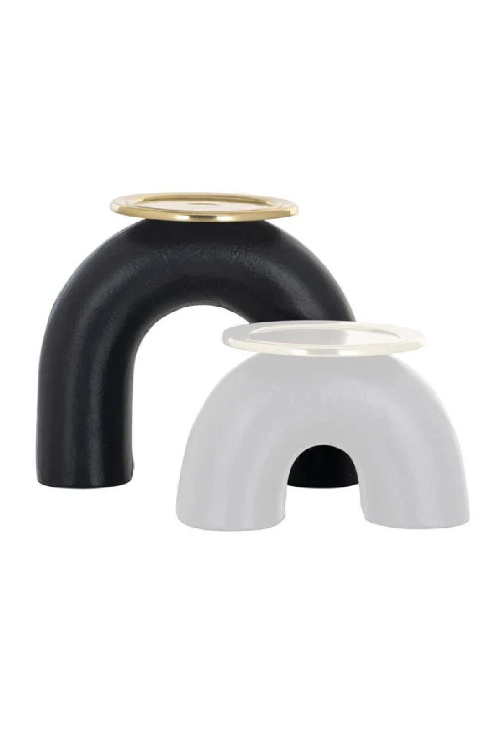 Black Arched Candle Holder L | OROA Femke | Oroa.com