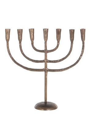 Brushed Gold Classic Candle Holder | Richmond Interiors Femm | Oroa.com