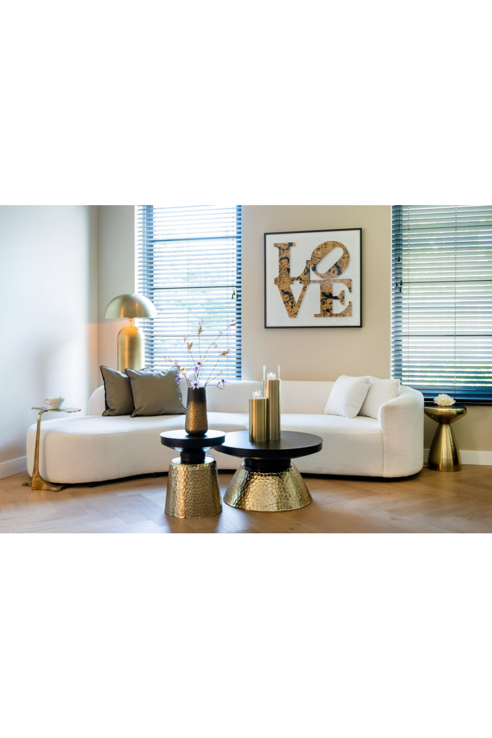 Modern Industrial Coffee Table | Richmond Interiors Freddie | Oroa.com