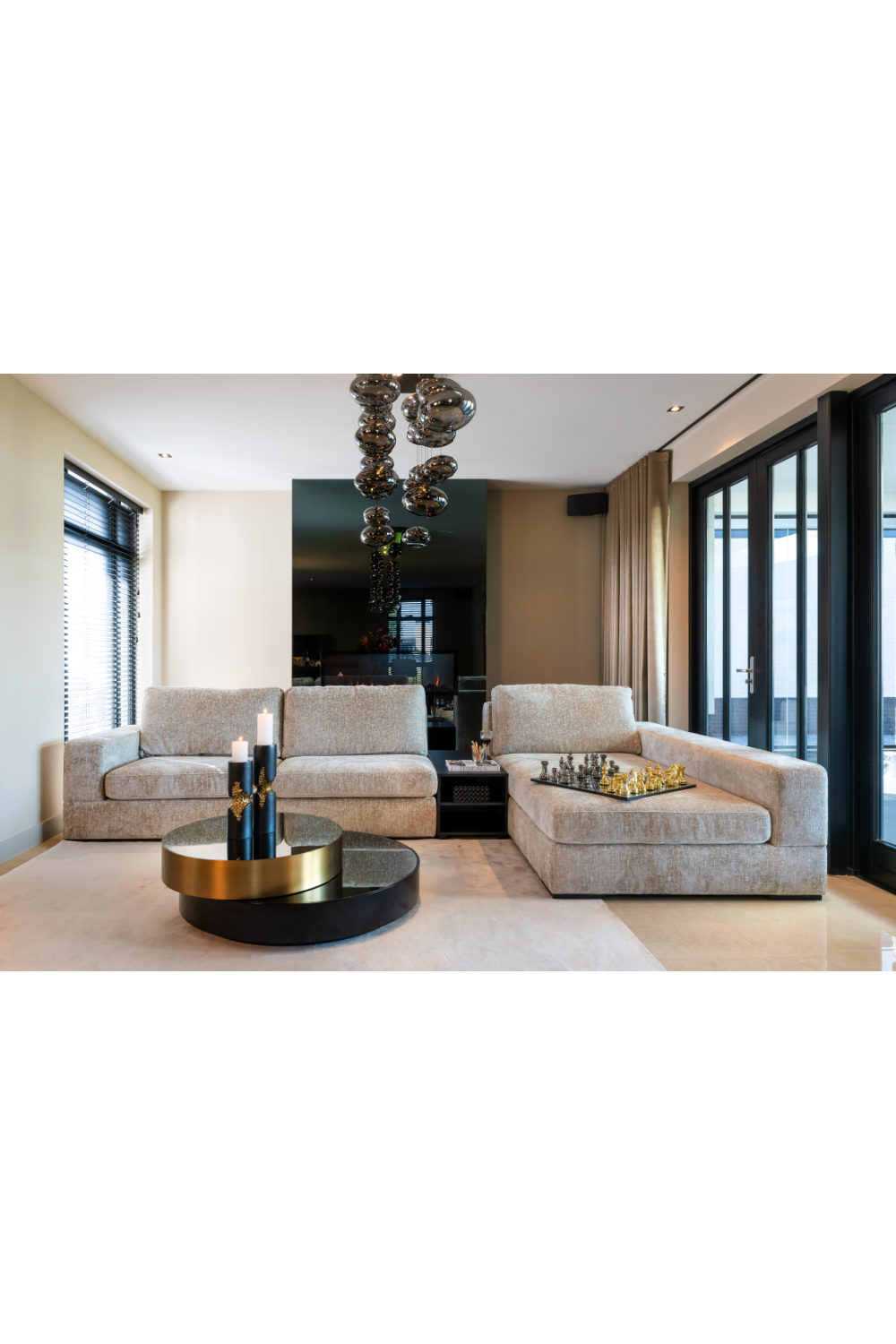 Double Round Coffee Table | Richmond Interiors Slice | Oroa.com