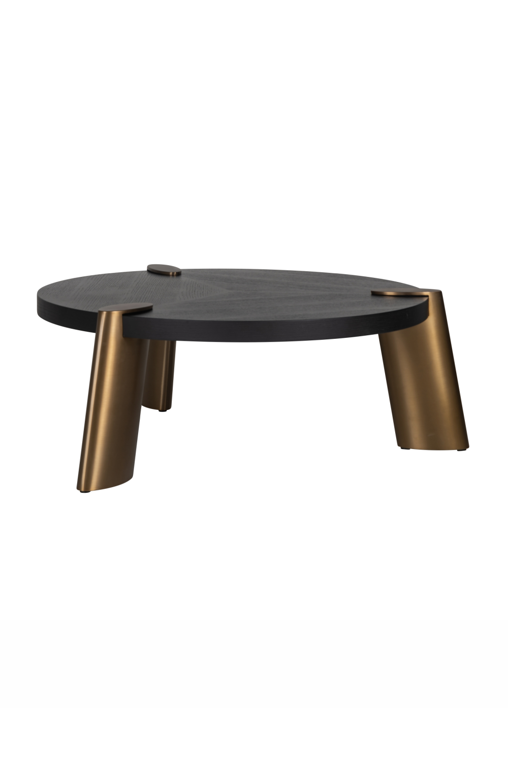 Black Oak Round Coffee Table | Richmond Interiors Brody | Oroa.com