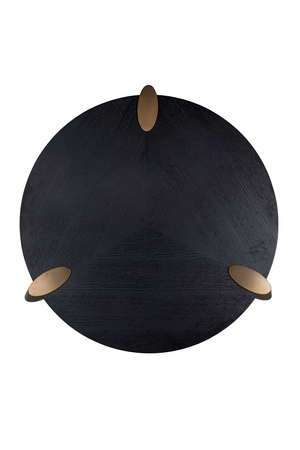 Black Oak Round Coffee Table | Richmond Interiors Brody | Oroa.com