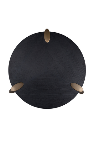 Black Oak Round Coffee Tables (2) | Richmond Interiors Brody | Oroa.com