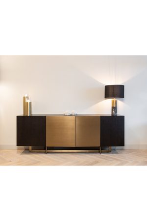 Black Oak 4-Door Sideboard | Richmond Interiors Dax | Oroa.com
