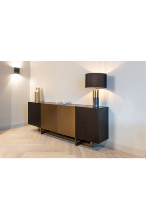 Black Oak 4-Door Sideboard | Richmond Interiors Dax | Oroa.com