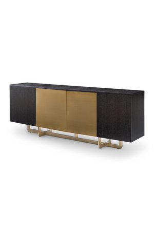 Black Oak 4-Door Sideboard | Richmond Interiors Dax | Oroa.com