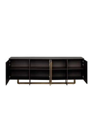 Black Oak 4-Door Sideboard | Richmond Interiors Dax | Oroa.com