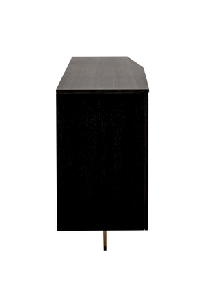 Black Oak 4-Door Sideboard | Richmond Interiors Dax | Oroa.com