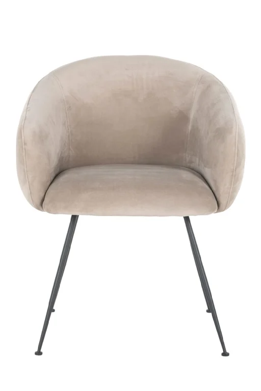 Khaki Velvet Dining Chair | OROA Avanti | Oroa.com