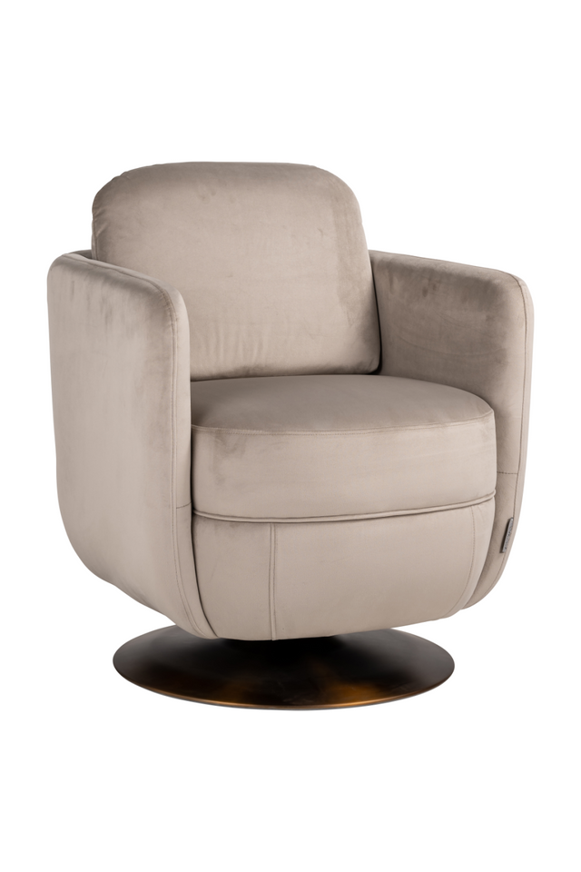Upholstered Modern Swivel Chair | Richmond Interiors Turner | Oroa.com
