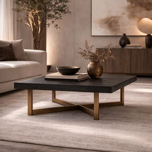   Black Oak Coffee Table | Oroa.com
