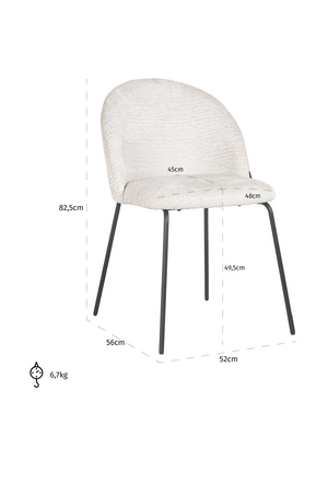 Minimalist Dining Chair | Richmond Interiors Alyssa | Oroa.com