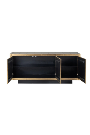Gold Geometrical Patterned Sideboard | OROA Collada | Oroa.com