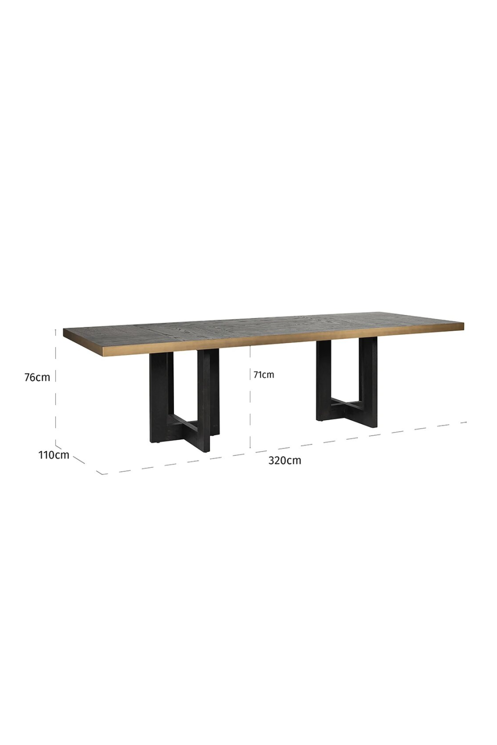 Contemporary Rectangular Dining Table | OROA Cambon | Oroa.com