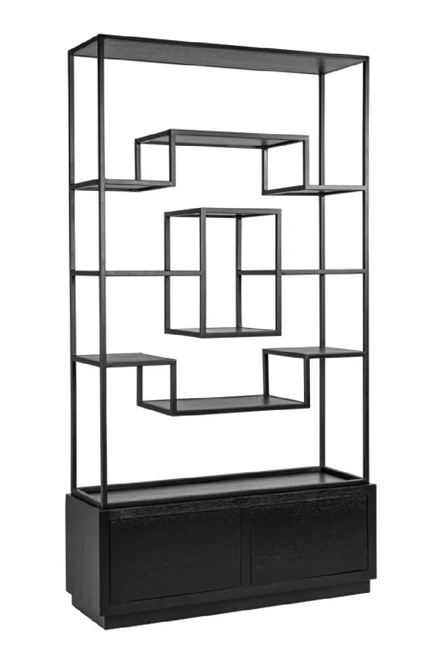 Black Oak Oak Display Unit | Richmond Interiors Bonvoy | Oroa.com