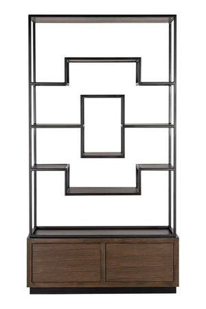 Black Oak Oak Display Unit | Richmond Interiors Bonvoy | Oroa.com