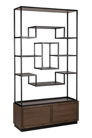 Black Oak Oak Display Unit | Richmond Interiors Bonvoy | Oroa.com