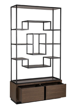 Black Oak Oak Display Unit | Richmond Interiors Bonvoy | Oroa.com