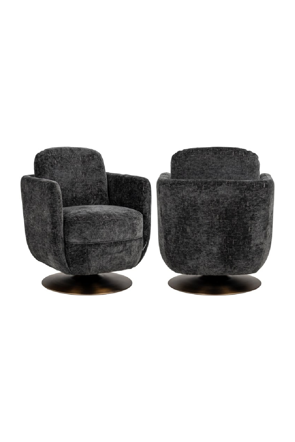 Upholstered Modern Swivel Chair | Richmond Interiors Turner | Oroa.com