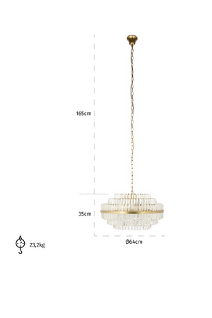 Crystal Hanging Lamp | Richmond Interiors Desire | Oroa.com