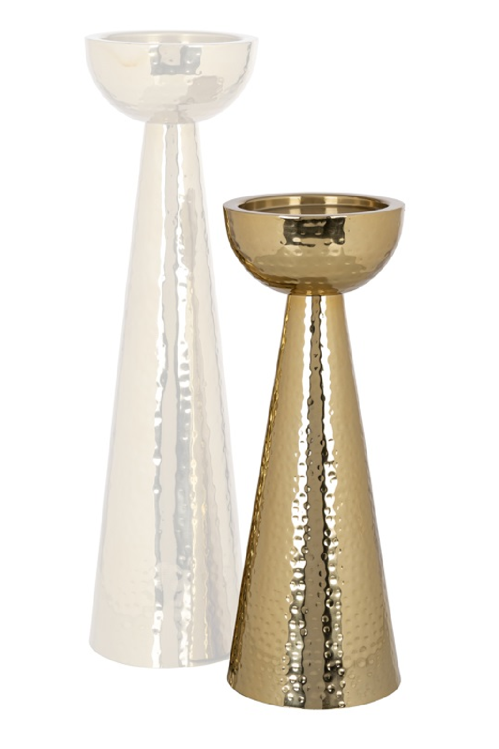 Gold Tapered Candle Holder S | OROA Lizz | Oroa.com