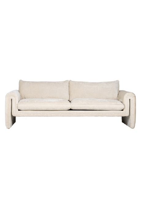 White Chenille Modern Sofa | Richmond Interiors Sandro | Oroa.com