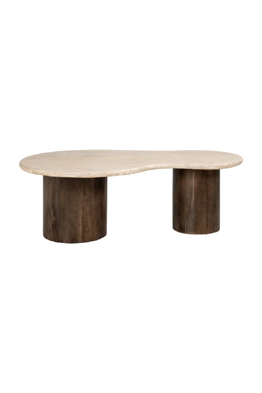 Organic-Shaped Travertine Coffee Table | OROA Douglas | Oroa.com