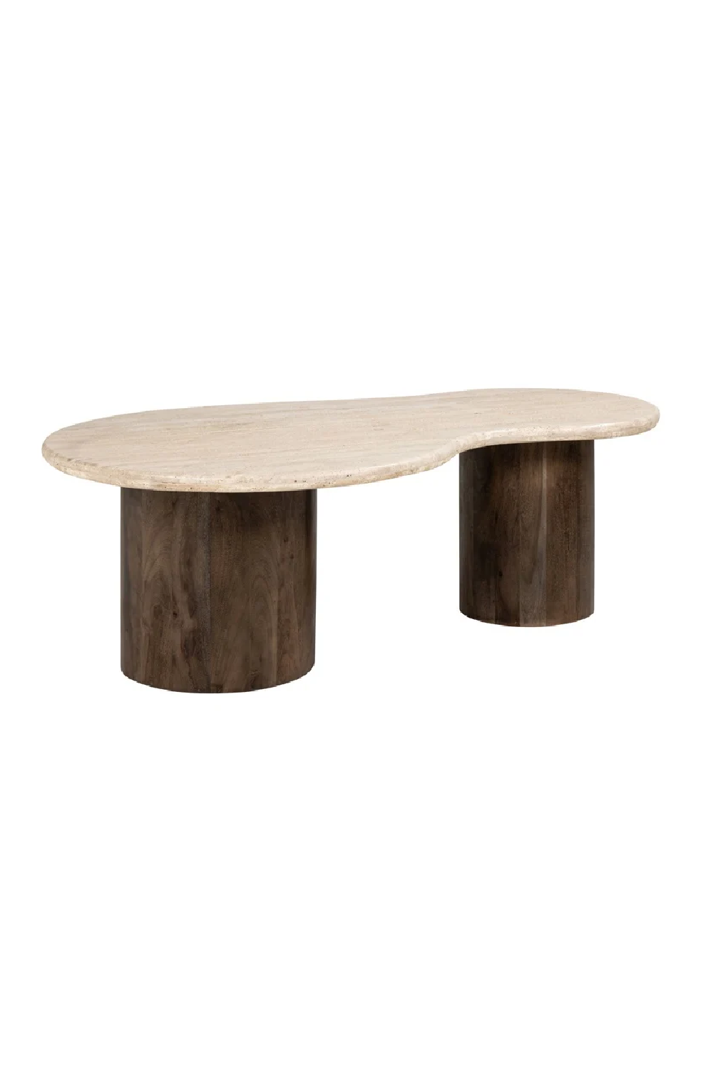 Organic-Shaped Travertine Coffee Table | OROA Douglas | Oroa.com