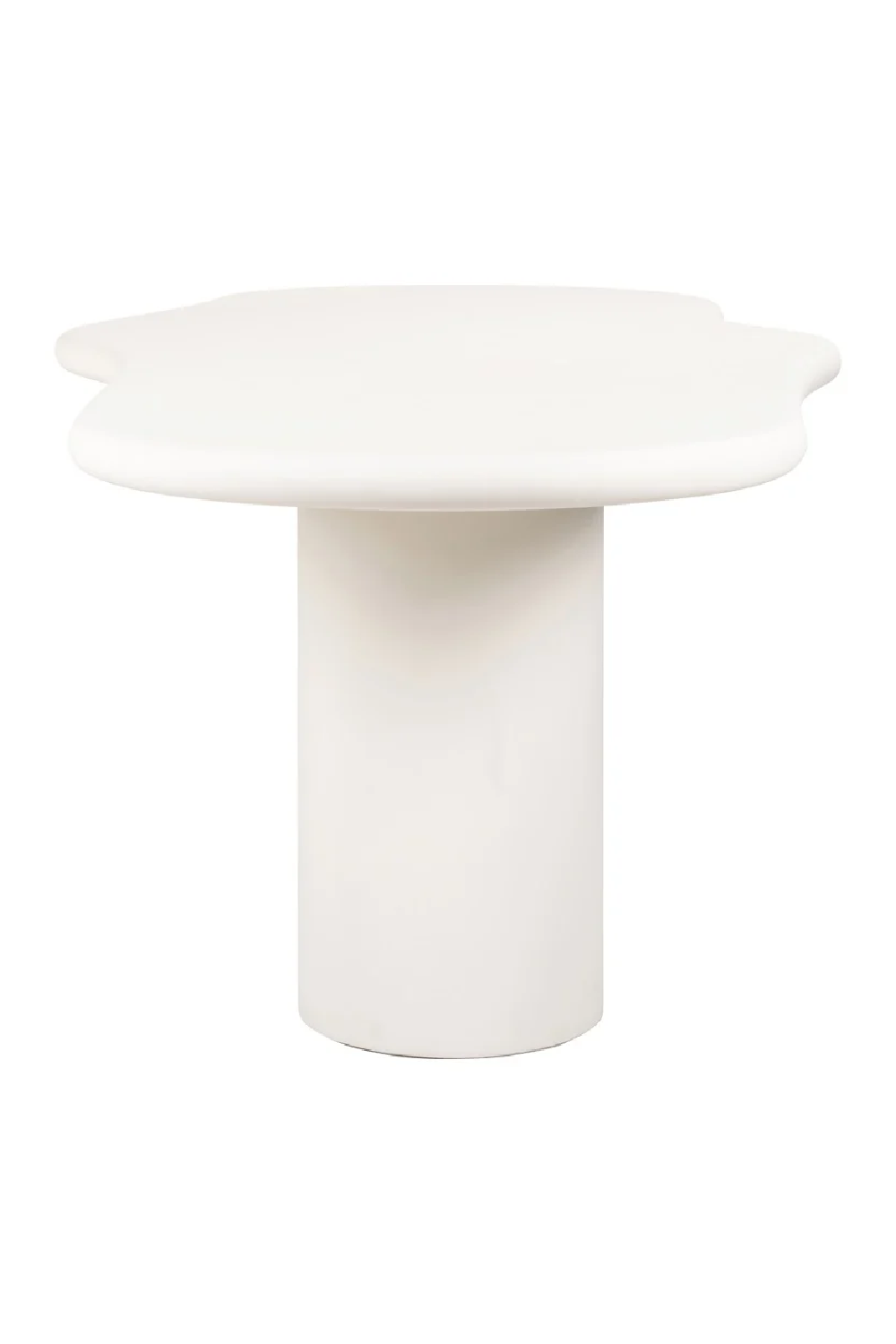 White Organic-Shaped Dining Table | OROA Bloomstone | Oroa.com