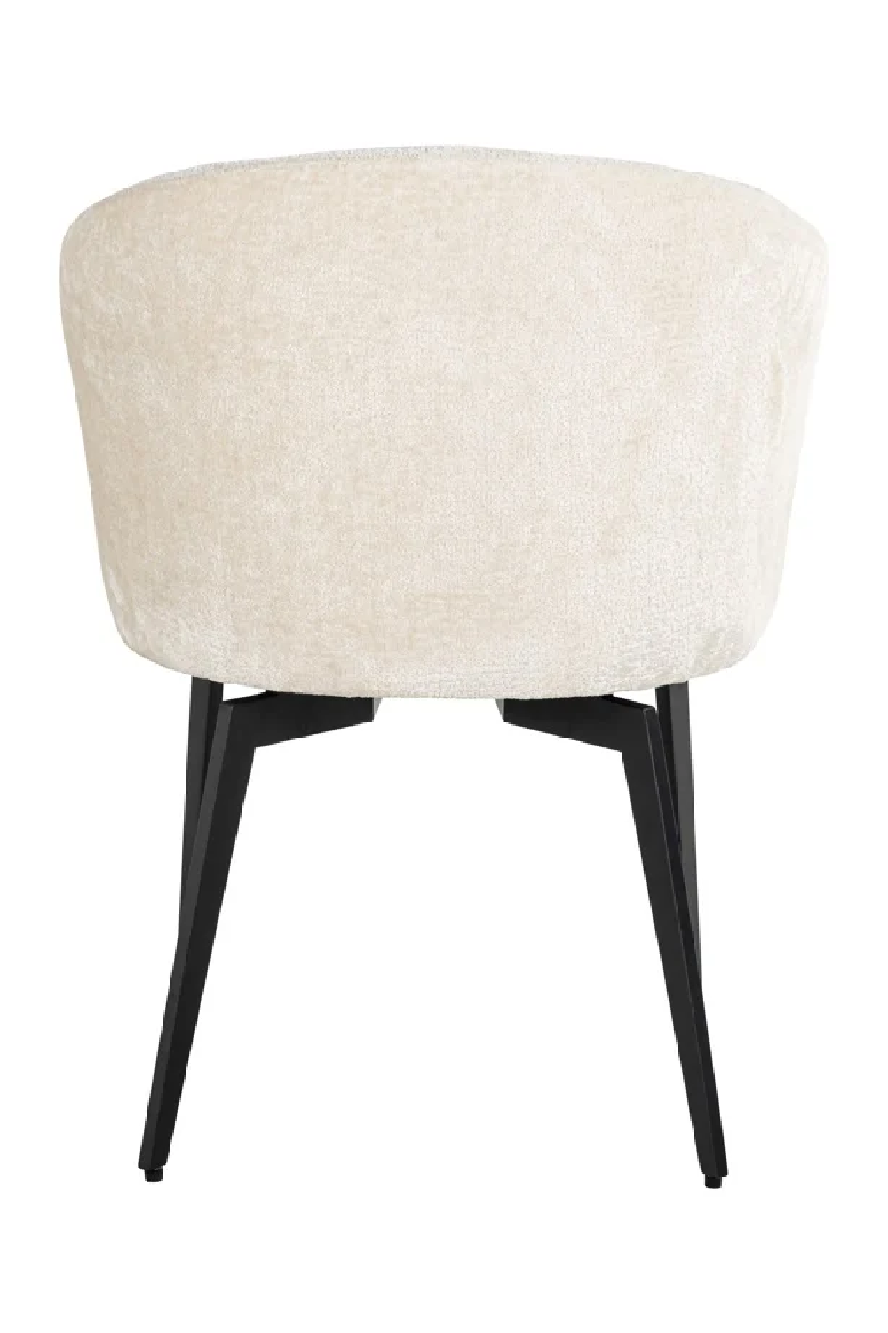 White Chenille Dining Chair | OROA Amphara | Oroa.com