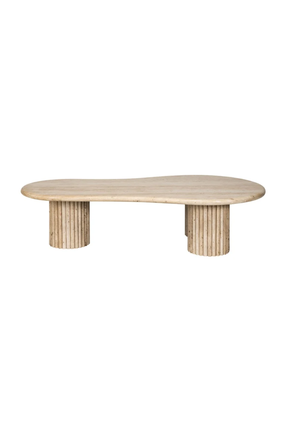 Travertine Organic Coffee Table | OROA La Cantera | Oroa.com