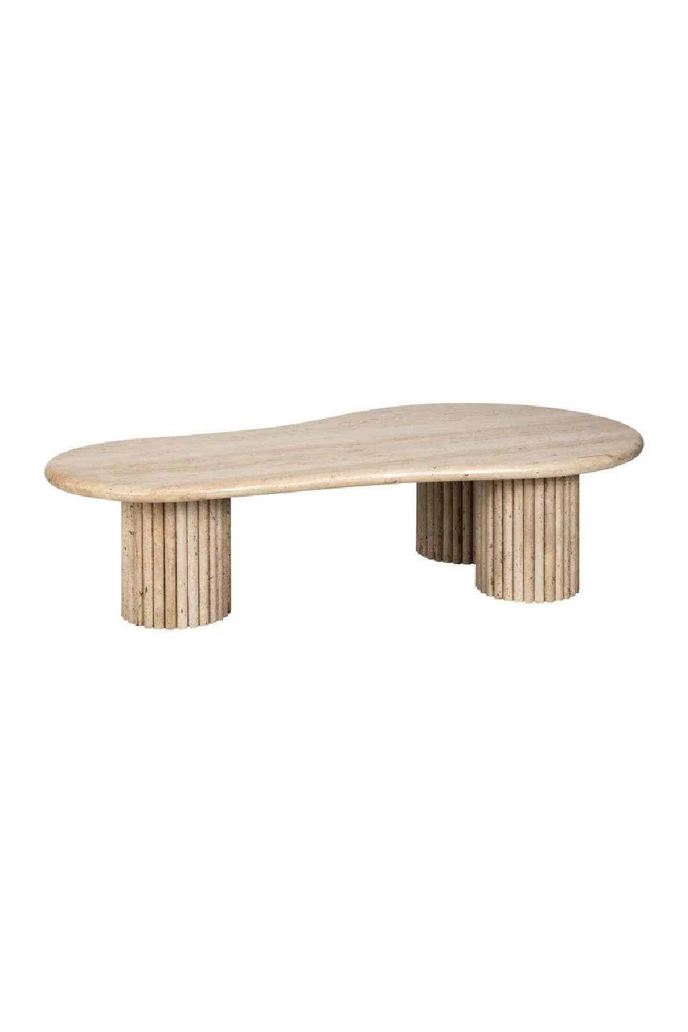 Travertine Organic Coffee Table | OROA La Cantera | Oroa.com