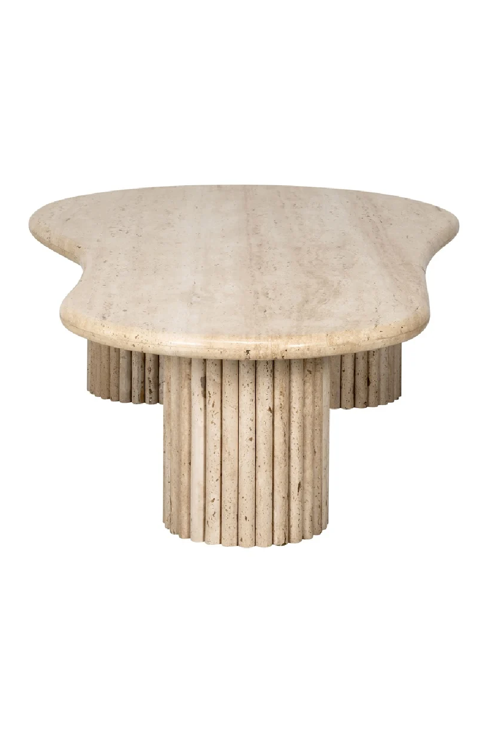 Travertine Organic Coffee Table | OROA La Cantera | Oroa.com