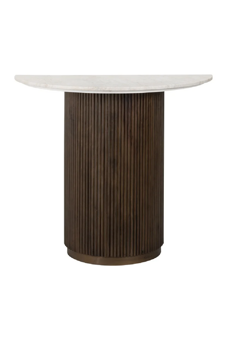 Semi-Circle Marble Console | Richmond Interiors Mayfield | Oroa.com