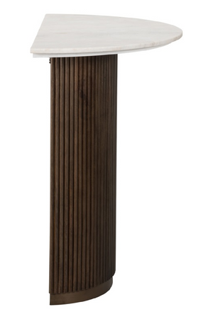 Semi-Circle Marble Console | Richmond Interiors Mayfield | Oroa.com
