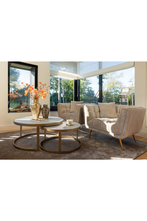 Round Nesting Coffee Table | Richmond Interiors Whitebone | Oroa.com