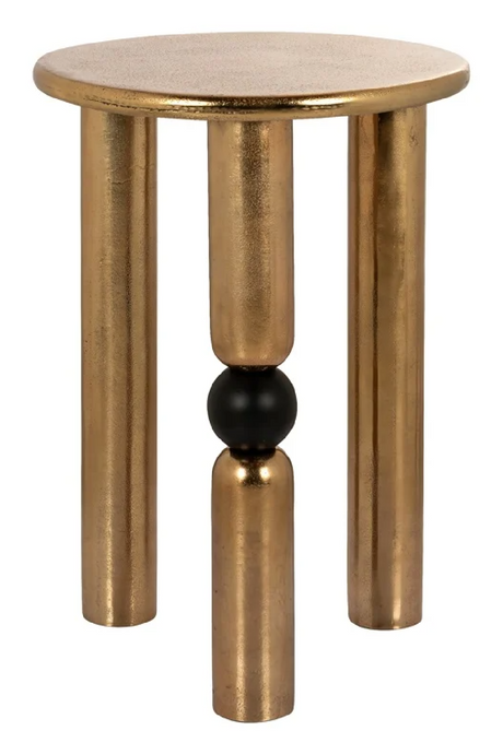 Gold Round Side Table | Richmond Interiors Marshall | Oroa.com