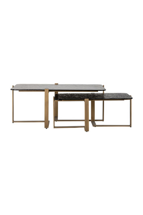 Textured Glass Nested Coffee Tables (2) | Richmond Interiors Sterling | Oroa.com