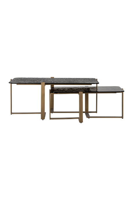 Textured Glass Nested Coffee Tables (2) | Richmond Interiors Sterling | Oroa.com