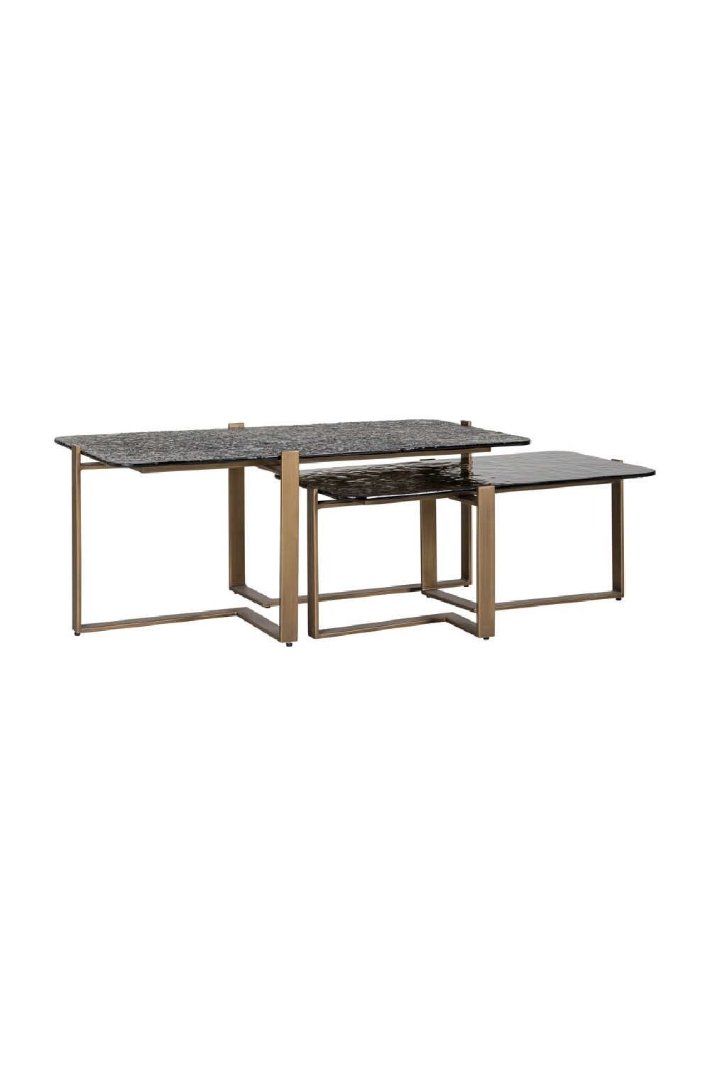 Textured Glass Nested Coffee Tables (2) | Richmond Interiors Sterling | Oroa.com