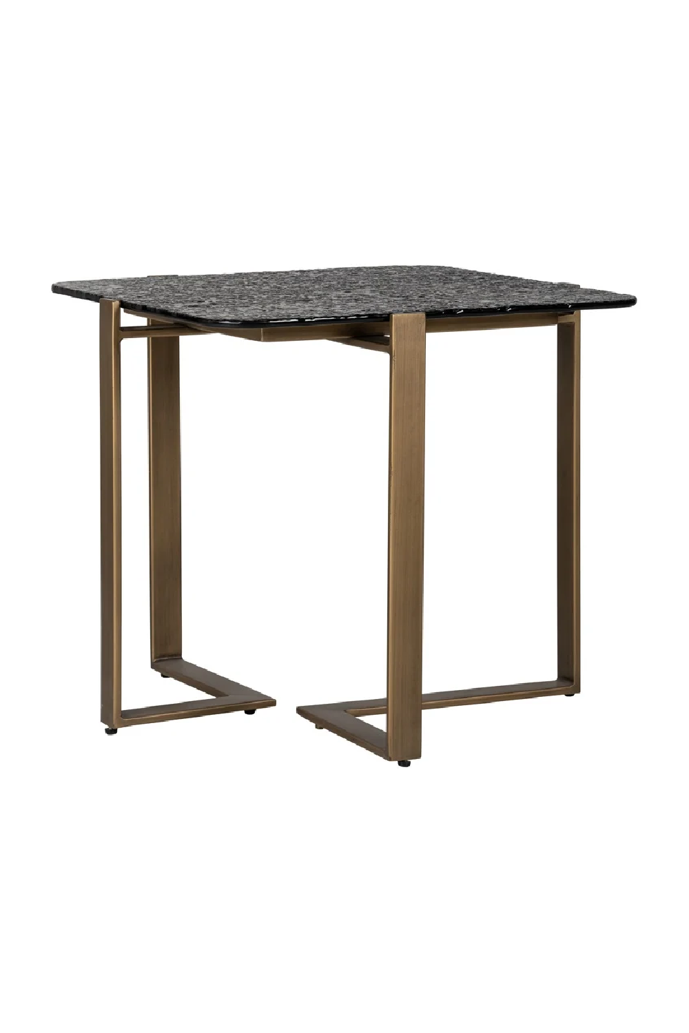 Textured Glass Side Table | OROA Sterling | Oroa.com