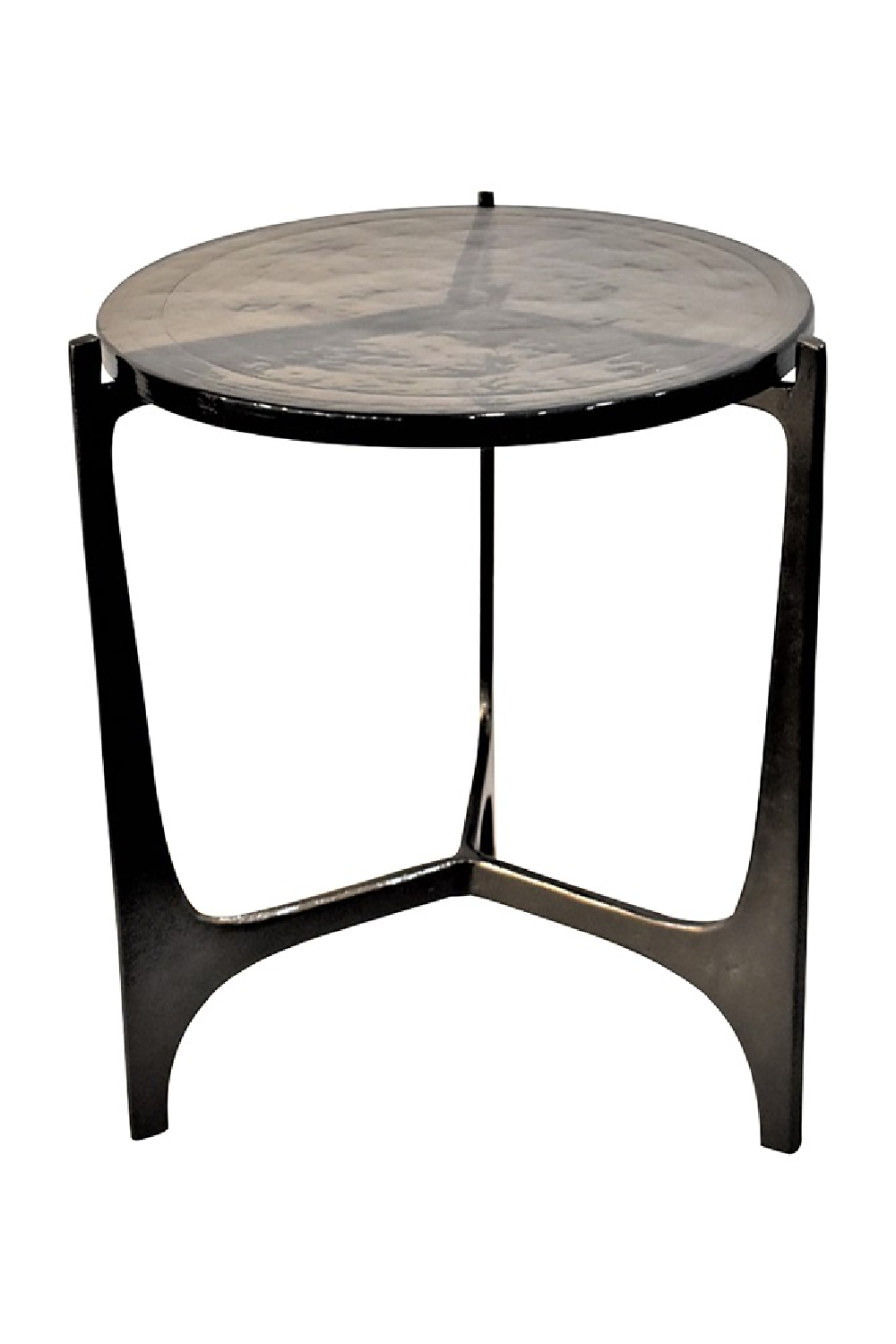 Round Glass Side Table | OROA Mateo | Oroa.com