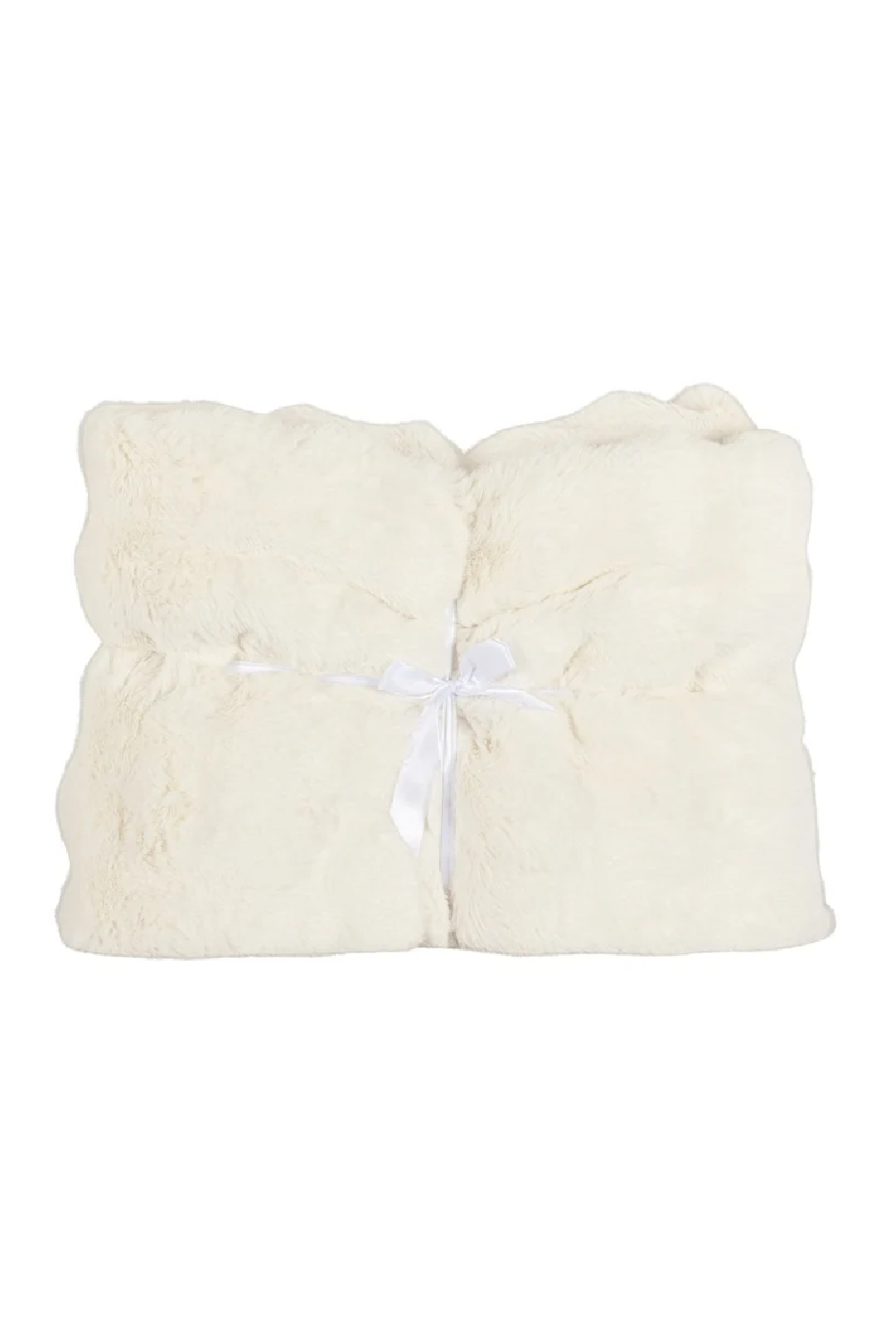 White Furry Blanket | OROA Nassim | Oroa.com